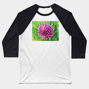 Pink flower Baseball T-Shirt